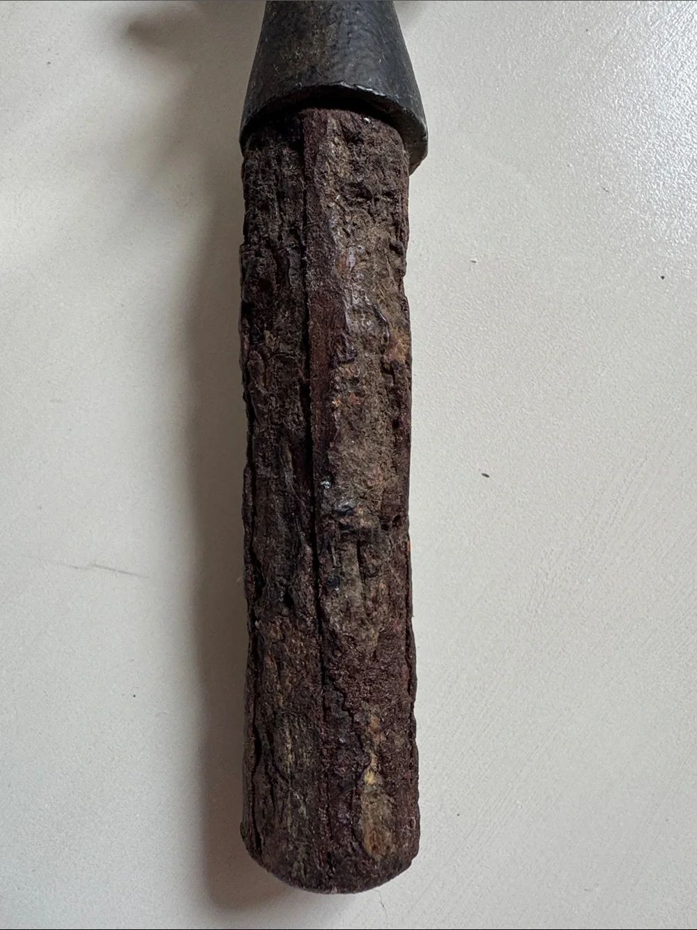 Rustic Deer Head bottle opener in dark and Brown wood handle vintage
